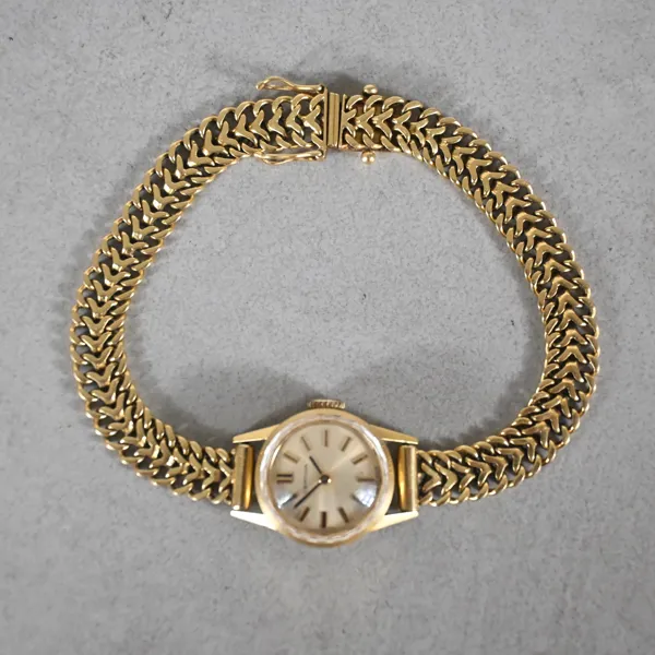 Armbandsur, 18k guld, Certina, 26 mm.