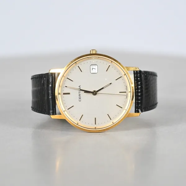 Armbandsur, 18k guld, Certina, 34 mm.