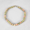 Collier, unakit, silver samt 14k guld.