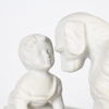 Figurin, "Kan du inte tala?", parian, Gustavsberg, 1900-talets första hälft.