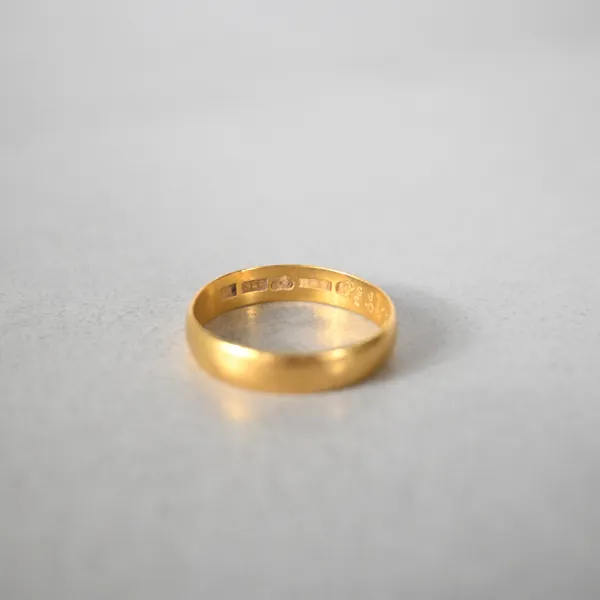 Ring, 23k guld.