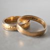 Ringar, 2st, 18k guld.