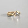 Ring, två delar, 18k guld.