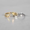 Ring, två delar, 18k guld.