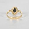 Ring, 14k guld med stenar.
