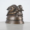 Nils Fougstedt (1881-1954) "Leda och svanen", skulptur, brons, signerad.