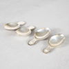 Medicinskedar, 4st, sterlingsilver.
