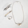 Smycken, fyra delar, sterlingsilver.