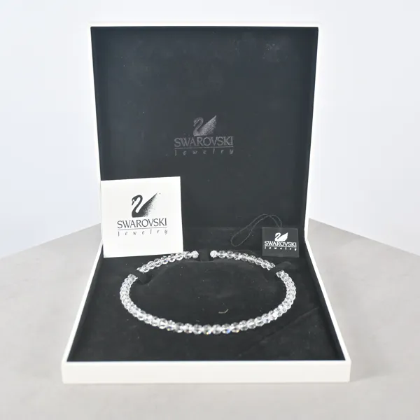 Halsband, kristaller, Swarowski.