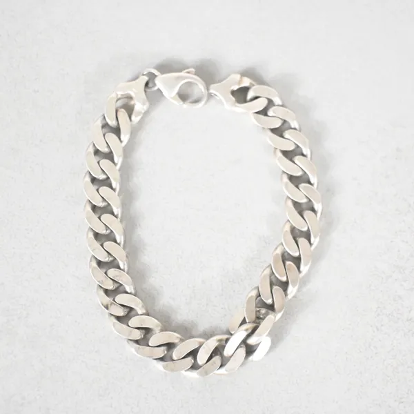 Armband, pansarlänk, silver.