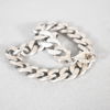 Armband, pansarlänk, silver.