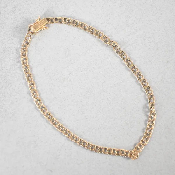 Armband, bismarck-länk, 18k guld.