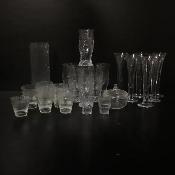 Parti glasservisdelar, 1900-talets andra hälft.