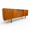 Nils Jonsson, sideboard, "Trio", teak, Hugo Troeds, 1950/60-tal.
