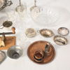 Parti diverse, glas, metall och keramik, 1900-tal.