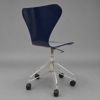 Arne Jacobsen, skrivbordsstol, "Sjuan", Fritz Hansen, Danmark. 