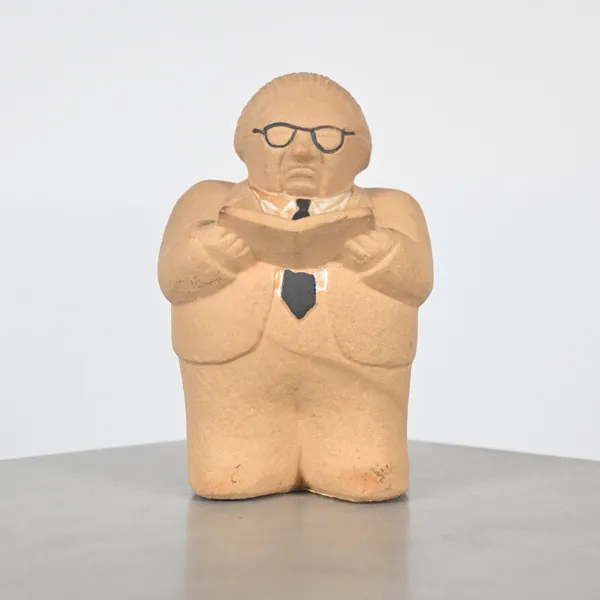 Lisa Larson, figurin, "Gunnar Sträng", stengods, Gustavsberg.
