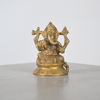 Skulptur föreställande Ganesha, mässing, 1900-tal.