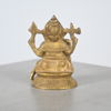 Skulptur föreställande Ganesha, mässing, 1900-tal.