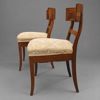 Stolar, ett par, sk "Sullastolar", senempire, 1800-talets mitt.