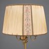 Golvlampa, mässing, 1940/50-tal.
