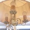 Golvlampa, mässing, 1940/50-tal.