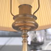 Bordslampa, mässing, barockstil, 1900-talets första hälft.