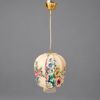 Taklampa, textil, Swedish Modern, 1930/40-tal.
