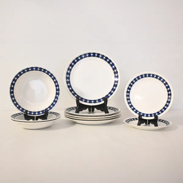Helmer Ringström, servisdelar, 10st, "Satellit", Upsala Ekeby, 1960-tal.