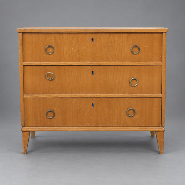 Byrå, alm, Swedish Modern, 1940-tal.