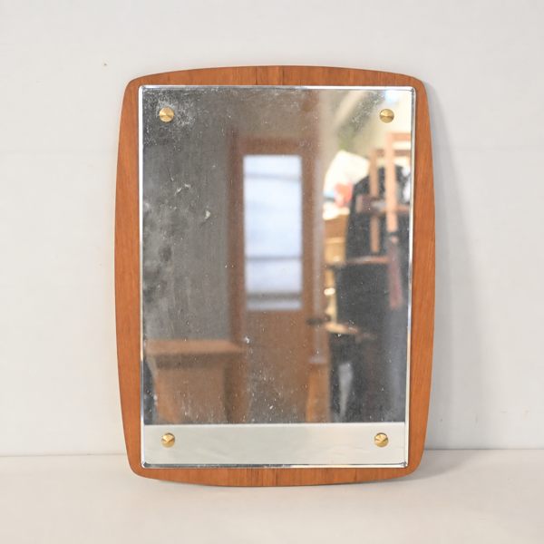 Spegel, teak, 1960-tal.