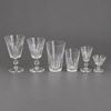 Fritz Kallenberg, glasservis, 49 delar, "Pyramid", Boda.