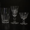 Fritz Kallenberg, glasservis, 49 delar, "Pyramid", Boda.