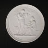 Bertel Thorvaldsen, väggreliefer, 2st, parian, Royal Copenhagen.