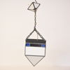 Taklampa, blyinfattat glas, 1900-talets första hälft.