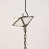 Taklampa, blyinfattat glas, 1900-talets första hälft.