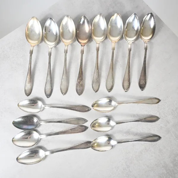 Skedar, 15st, silver, 1900-tal.