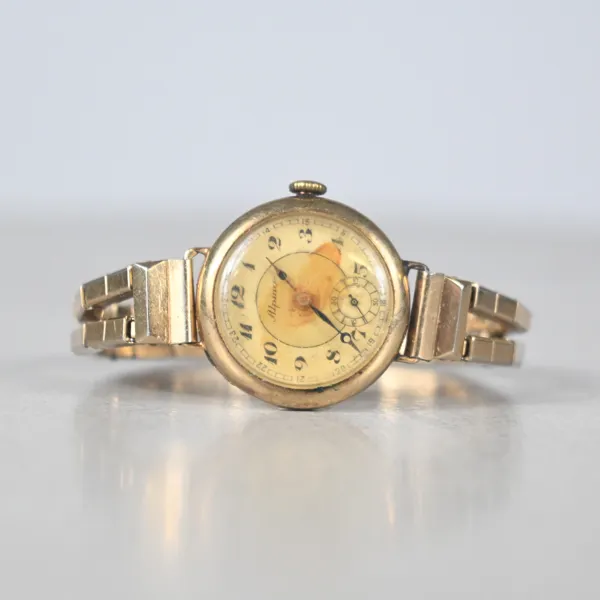 Armbandsur, 14k guld, Alpina, 24 mm.