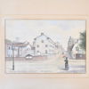 Tavlor, 5st, blandteknik, Stockholmsmotiv, 1900-tal.