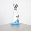 Mari Simmulson, figurin, lergods, Upsala Ekeby, 1960-tal.