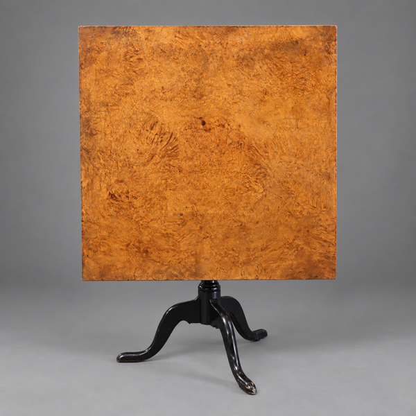 Fällbord, alrot, 1800-talets första hälft.