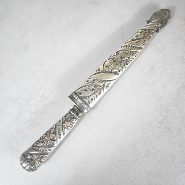 Jaktkniv, silver, Gaucho, Argentina, omkring år 1900.