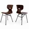 Adam Stegner, stolar, ett par, "Smile Chair", Panholz, 1960/70-tal.