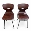 Adam Stegner, stolar, ett par, "Smile Chair", Panholz, 1960/70-tal.
