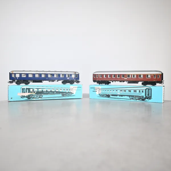 Vagnar, 2st, modell 4030 & 4032, Märklin, Västtyskland, 1960/70-tal.