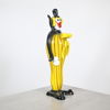 Figurin, clown, konstglas, RBA, Olofström, 1900-talets andra hälft.