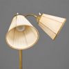 Golvlampa, mässing, 1900-talets mitt.
