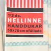 Oklippta handdukslängder, 8st, hellinne, 1900-talets mitt.