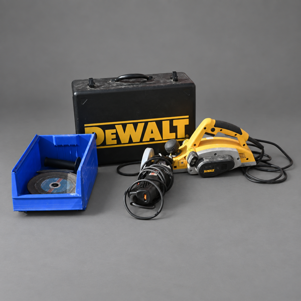 Elverktyg, 2st, bland anant DeWalt.