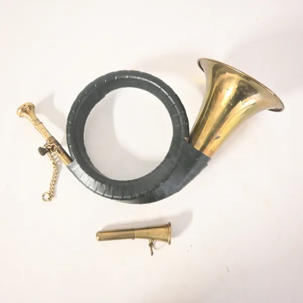 Jakthorn, mässing, 1900-tal.